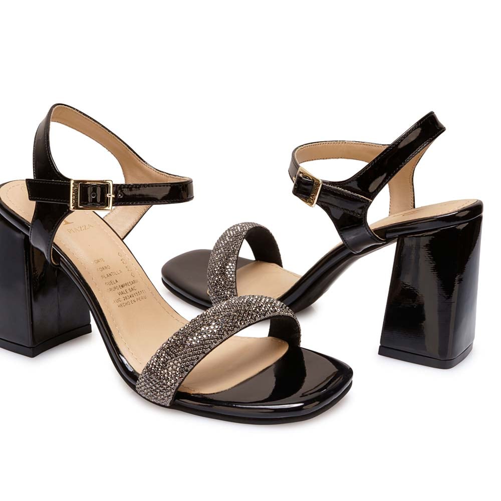 SANDALIA D'ORSAY CASUAL KATHE-2614 NEGRO PIAZZA - 2
