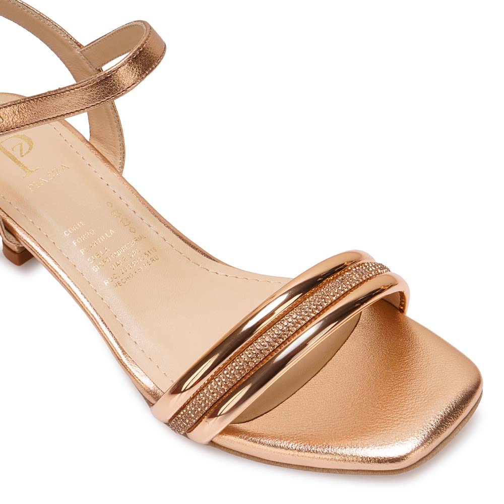SANDALIA D'ORSAY CASUAL KATHE-2617 ORO ROSA PIAZZA - 3