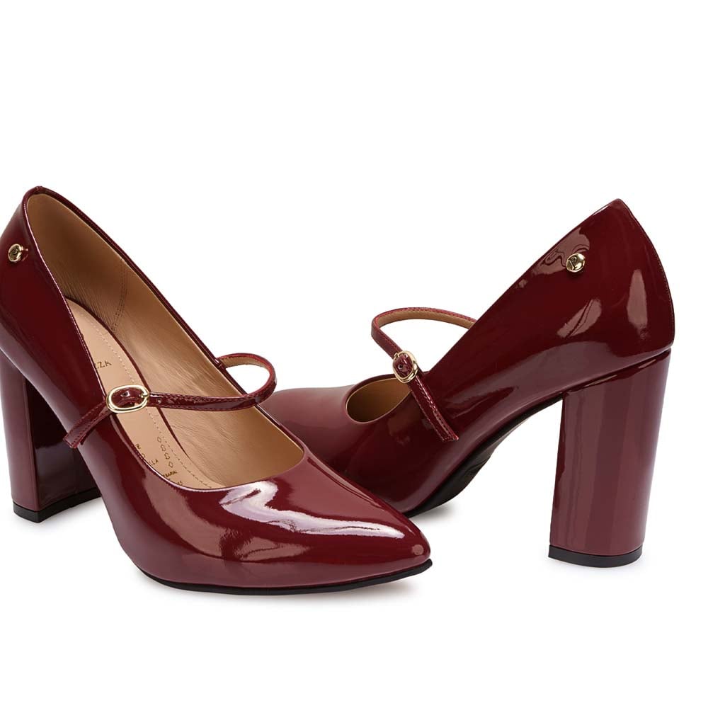 ZAPATO MARYJANE VESTIR DON-2624 VINO PIAZZA - 2