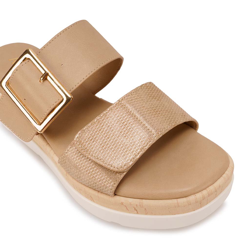 SANDALIA STRAP CASUAL ANA-2629 CHAMPAGNE ADV - 3
