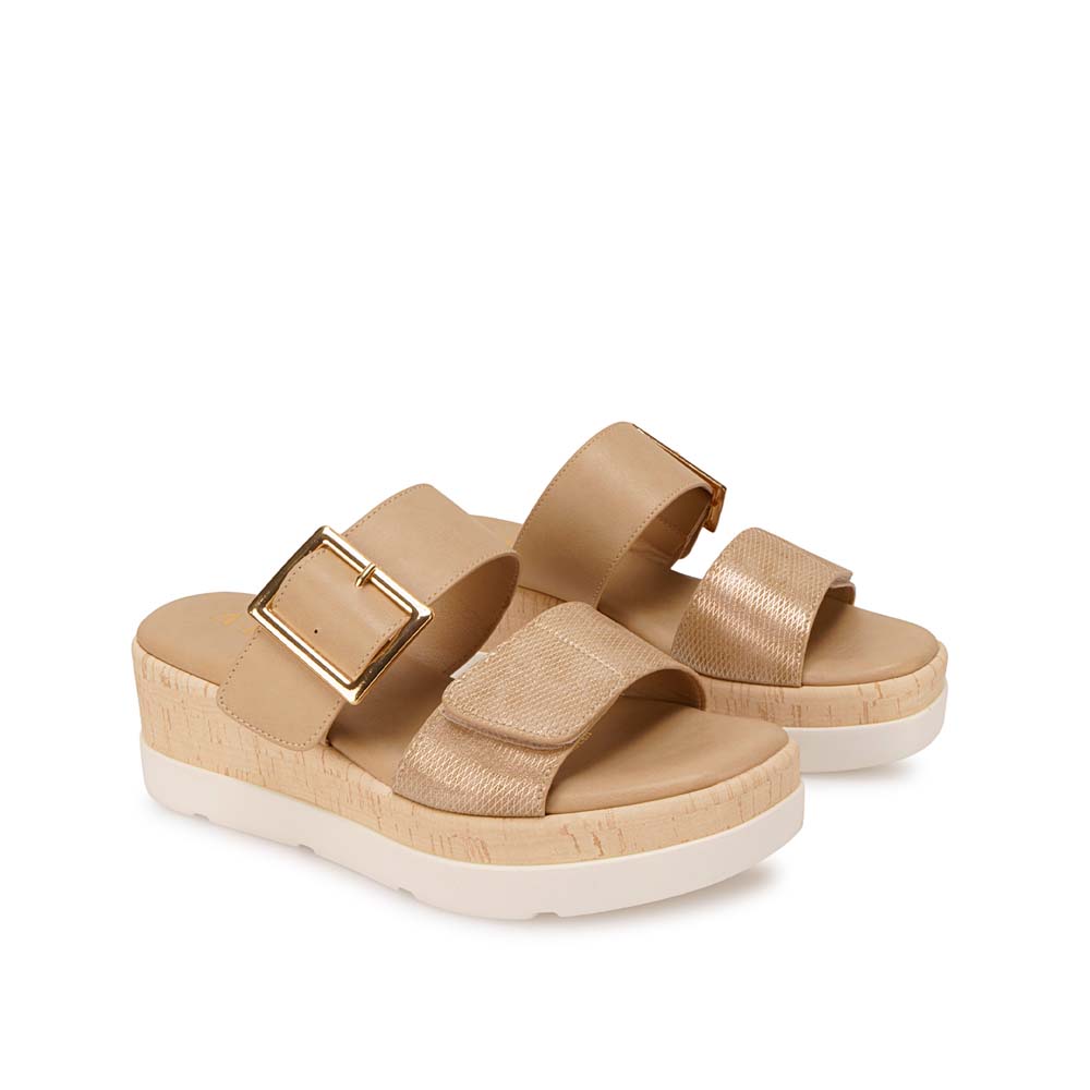 SANDALIA STRAP CASUAL ANA-2629 CHAMPAGNE ADV - 4