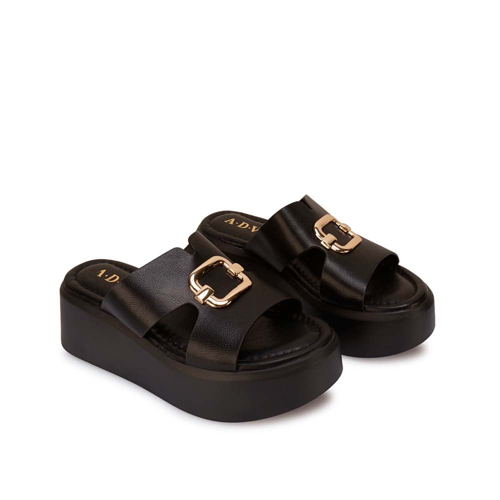 SANDALIA STRAP CASUAL ANA-2602 NEGRO ADV - 4