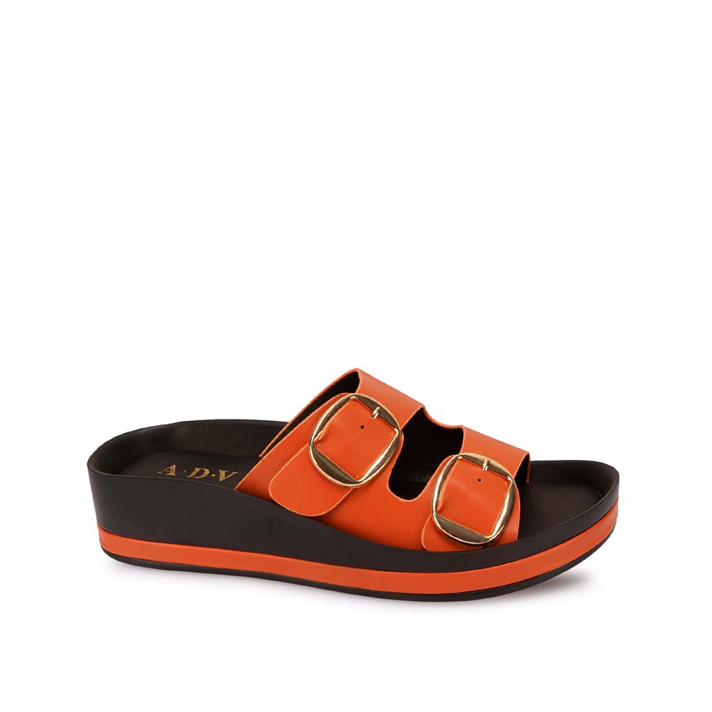 SANDALIA STRAP CASUAL ANA-2623 NARANJA ADV - 1