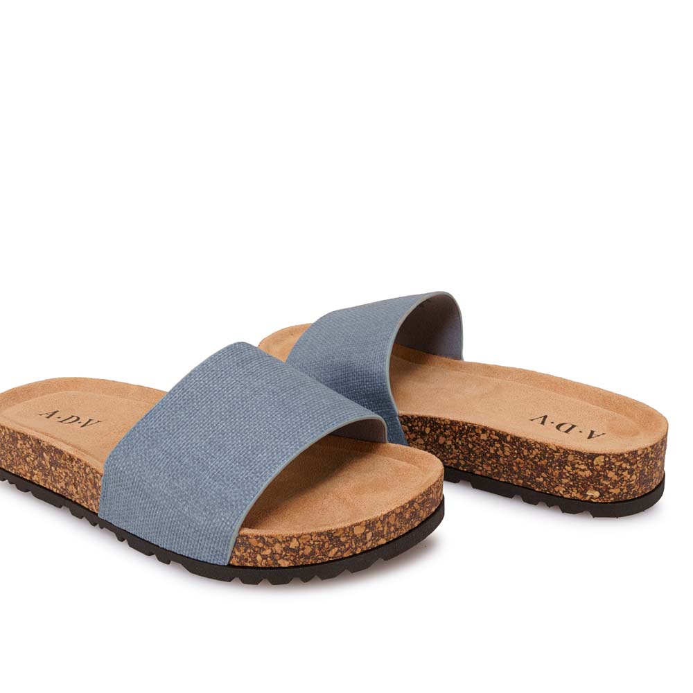 SANDALIA STRAP CASUAL ANA-2624 CELESTE ADV - 2