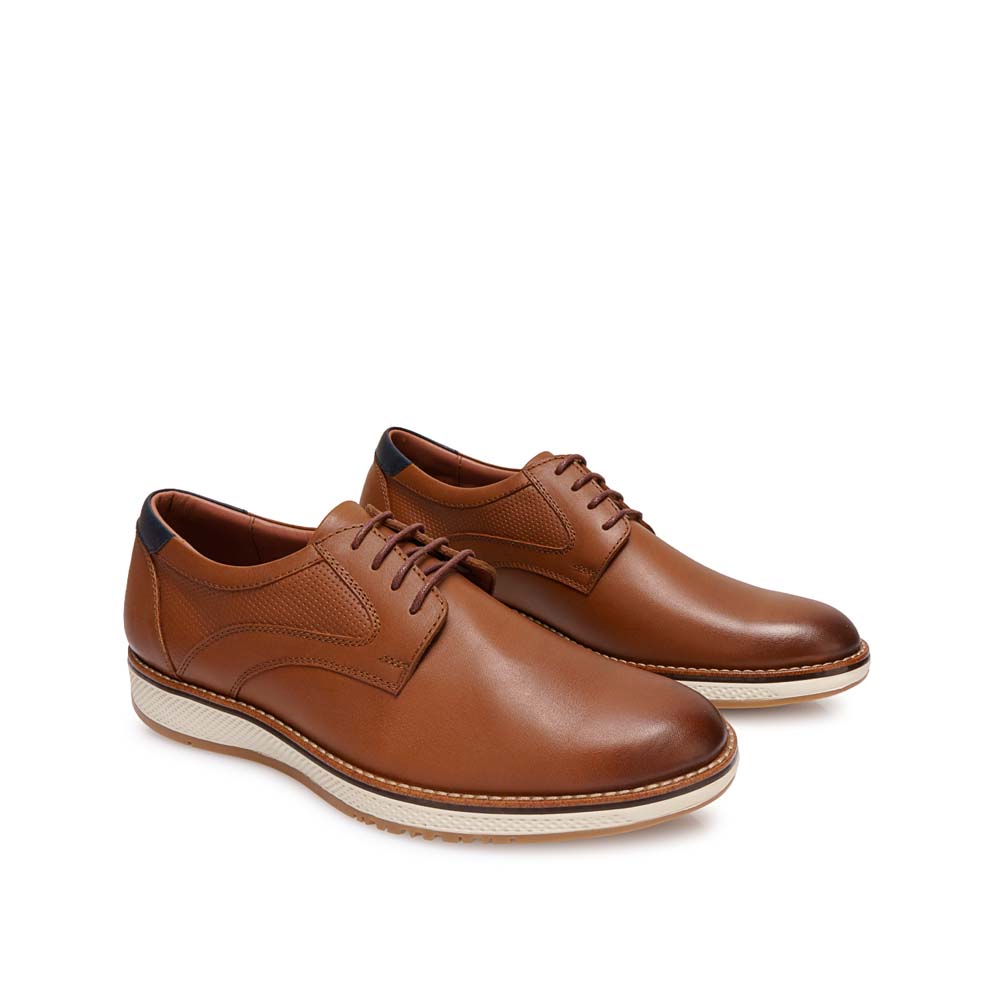 ZAPATO DERBY CASUAL ANGELO-2544 TOFFE VIALE HOMME CUERO - 4