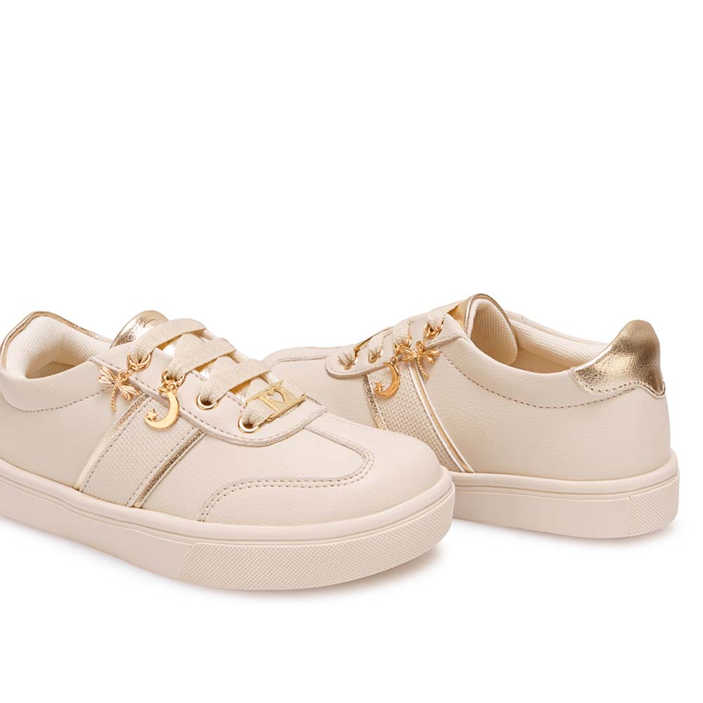 ZAPATILLA CASUAL LIA-2549 HUESO PIAZZA KIDS - 2