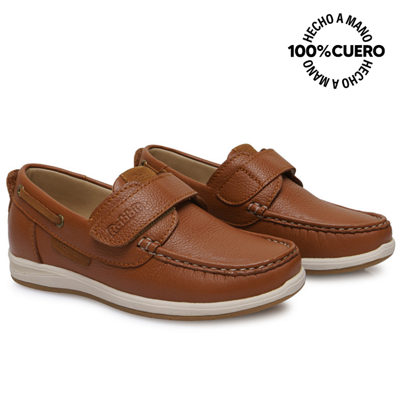 ZAPATO TOP SIDER CASUAL ANGEL-2625 MARRON RABBIT CUERO - 4