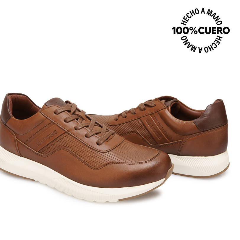 ZAPATILLA CASUAL JOSE-2603 TOFFE VIALE HOMME CUERO - 2