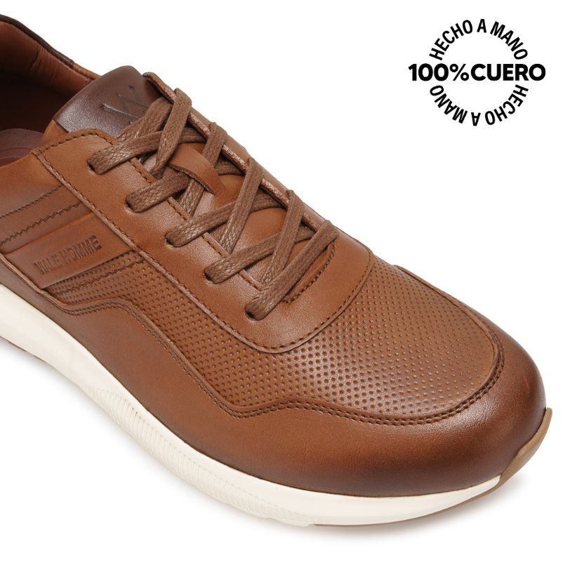 ZAPATILLA CASUAL JOSE-2603 TOFFE VIALE HOMME CUERO - 3