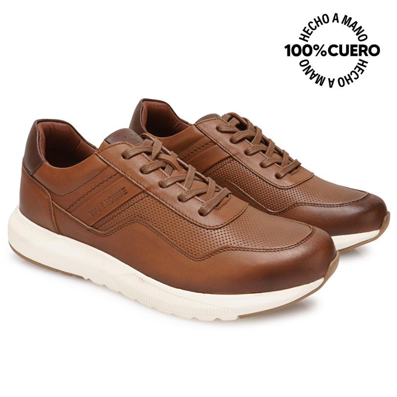 ZAPATILLA CASUAL JOSE-2603 TOFFE VIALE HOMME CUERO - 4