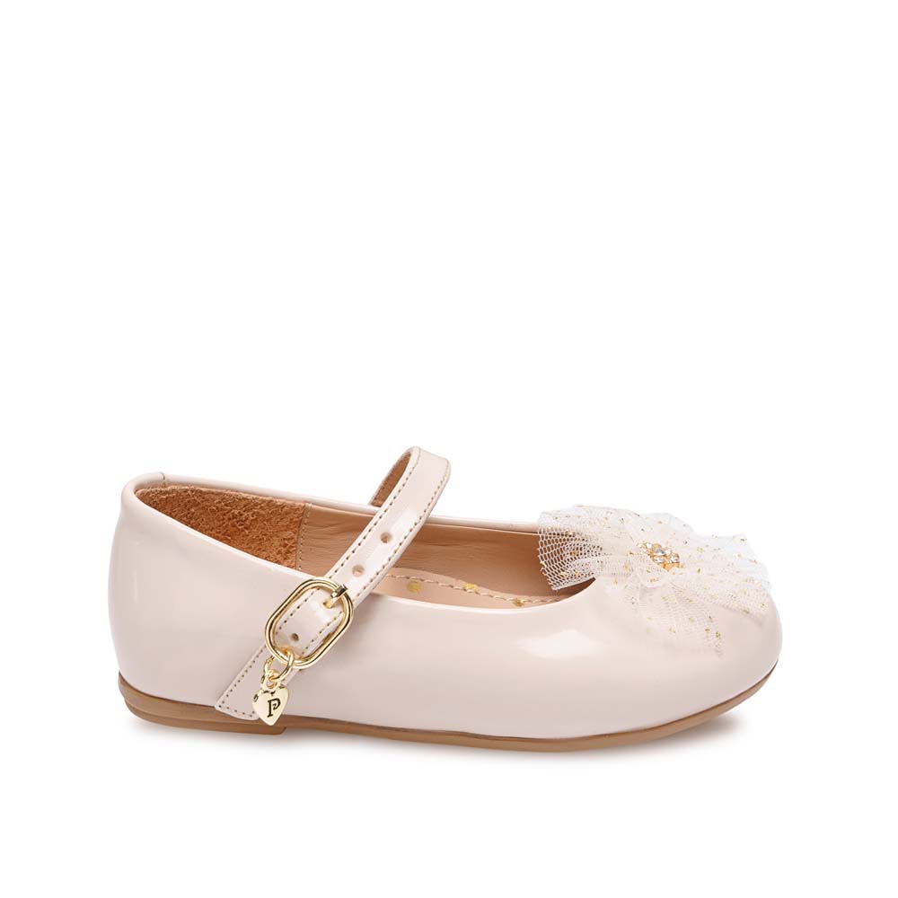 ZAPATO BALLERINA CASUAL MADIS-2612 HUESO PIAZZA KIDS - 1