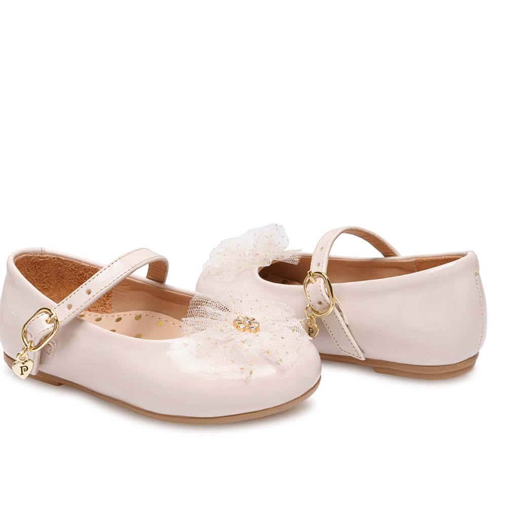 ZAPATO BALLERINA CASUAL MADIS-2612 HUESO PIAZZA KIDS - 2