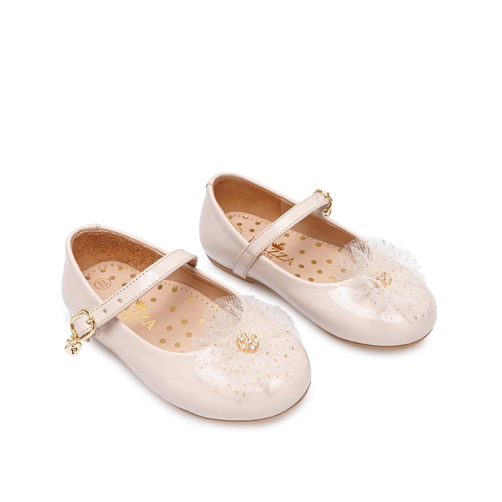 ZAPATO BALLERINA CASUAL MADIS-2612 HUESO PIAZZA KIDS - 4