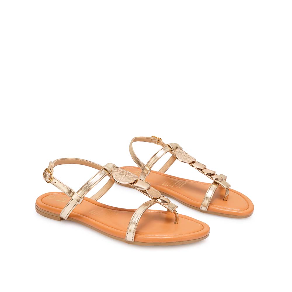SANDALIA D'ORSAY CASUAL CESI-2612 DORADO PIAZZA - 4