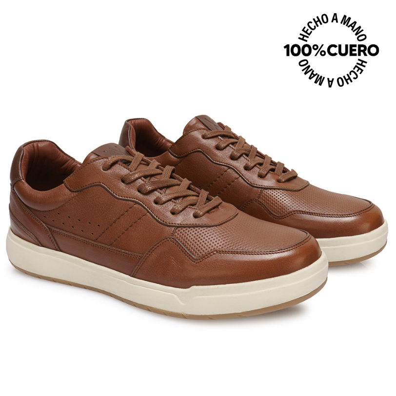 ZAPATILLA CASUAL JOSE-2606 TOFFE VIALE HOMME CUERO - 4