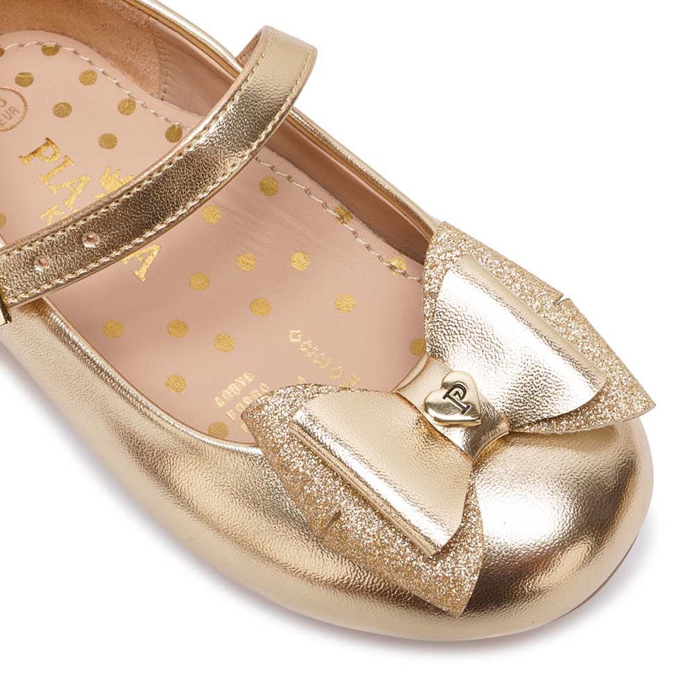 ZAPATO BALLERINA CASUAL MADIS-2615 DORADO PIAZZA KIDS - 3