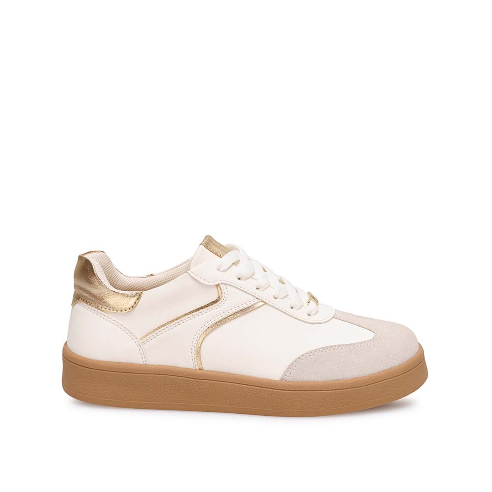 ZAPATILLA CASUAL CESI-2615 BLANCO/DORADO PIAZZA - 1