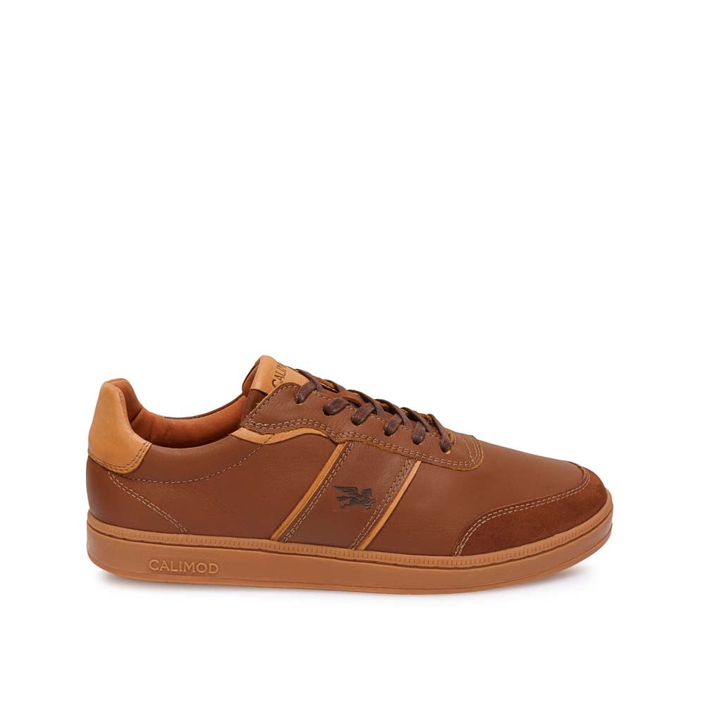 ZAPATILLA CASUAL UIS-001 TAN CALIMOD CUERO - 1