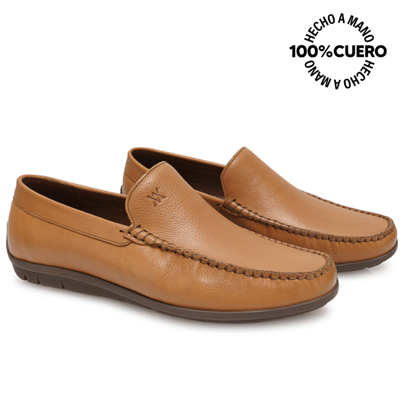 ZAPATO MOCASÍN CASUAL SERGIO-2609 NUTRIA VIALE HOMME CUERO - 4