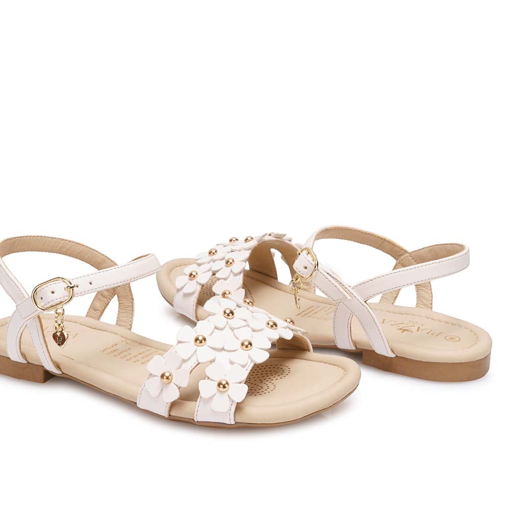 SANDALIA D'ORSAY CASUAL YADIRA-2611 BLANCO PIAZZA KIDS - 2
