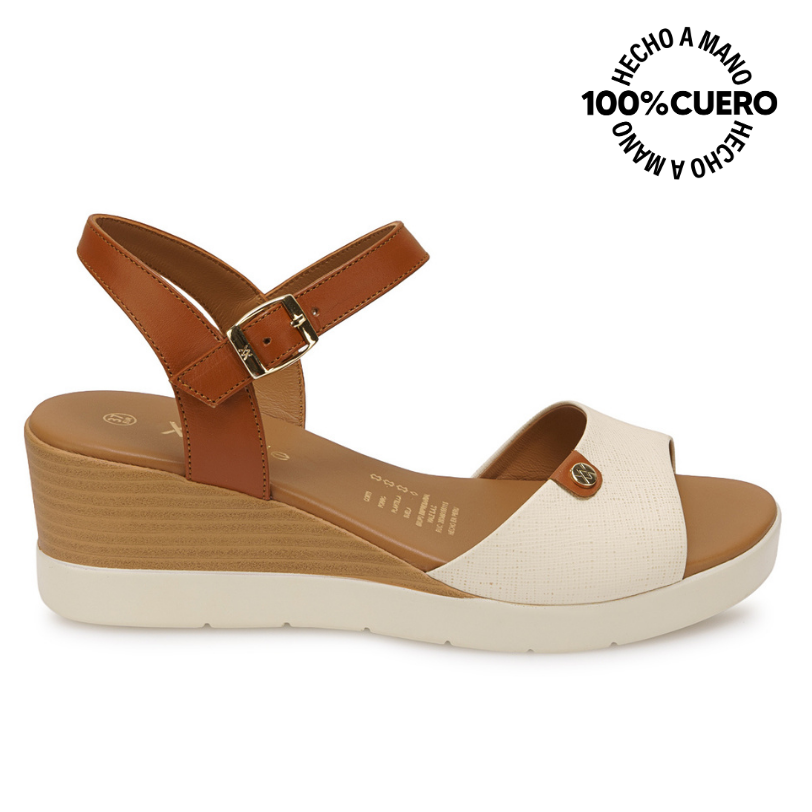 SANDALIA D'ORSAY CASUAL TASTE-2601 PERLA VIALE CUERO - 1
