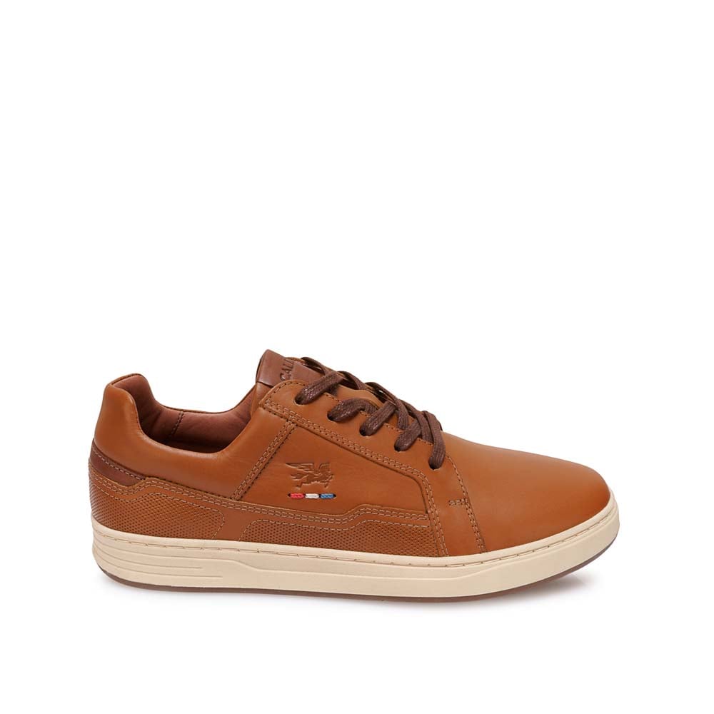 ZAPATILLA CASUAL UIR-001 TAN CALIMOD CUERO - 1