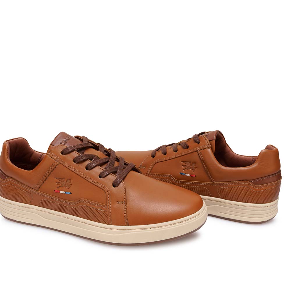 ZAPATILLA CASUAL UIR-001 TAN CALIMOD CUERO - 2