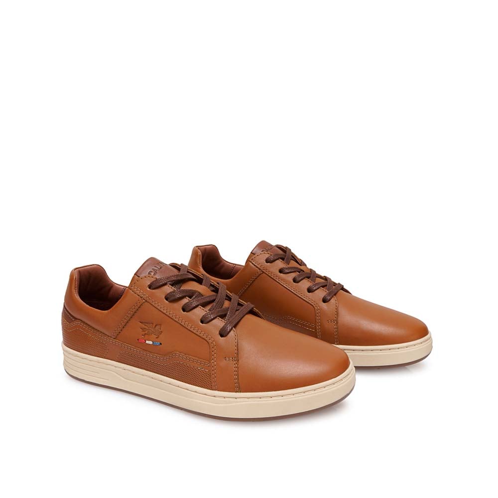 ZAPATILLA CASUAL UIR-001 TAN CALIMOD CUERO - 4