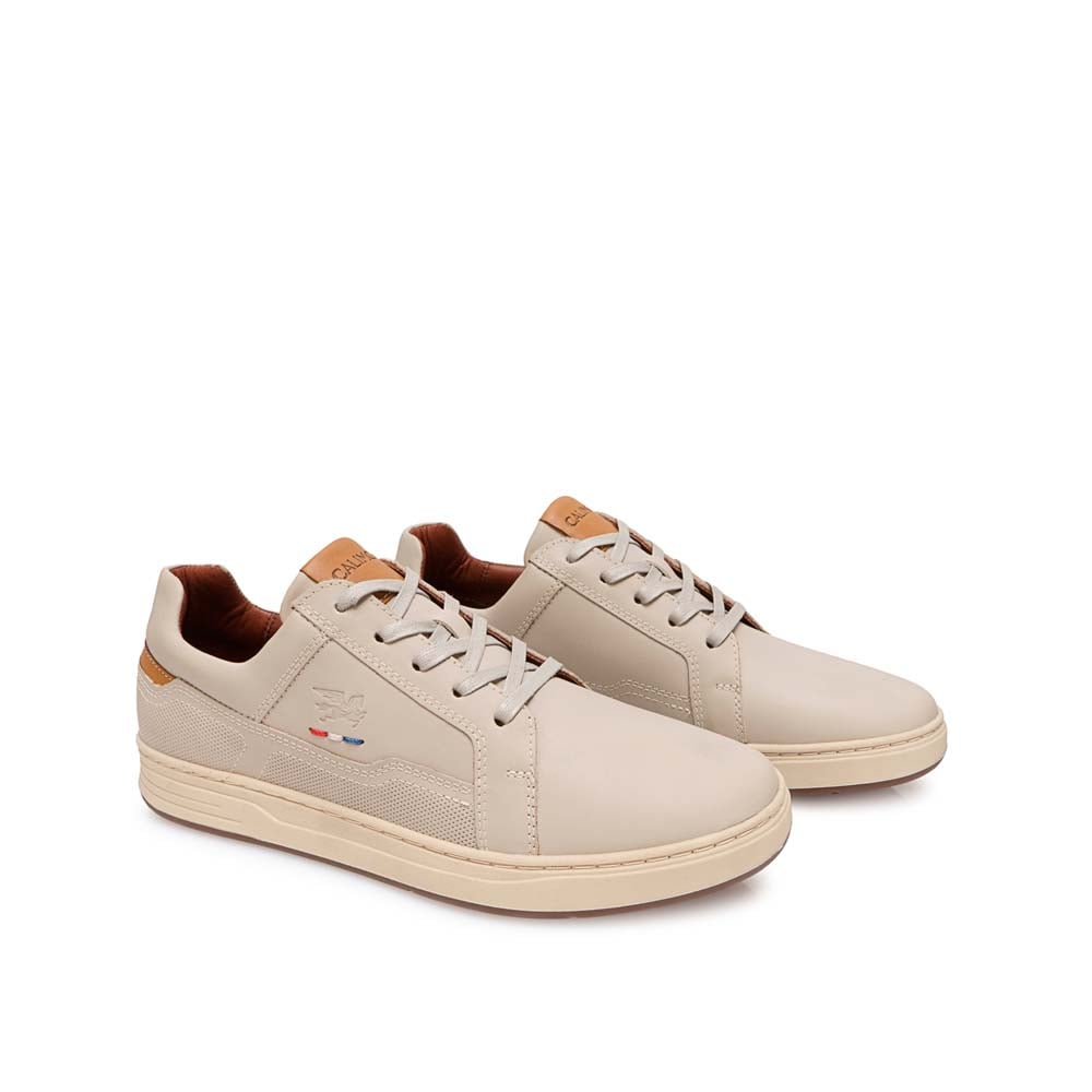 ZAPATILLA CASUAL UIR-001 HIELO CALIMOD CUERO - 4