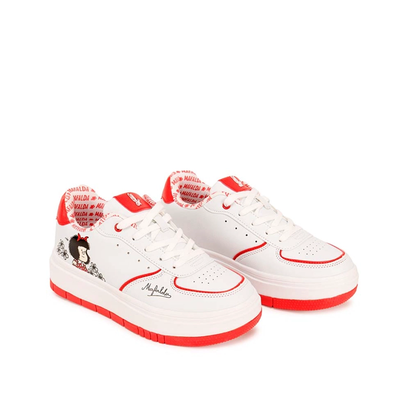 ZAPATILLA CASUAL 2QY-030 BLANCO MAFALDA - 4