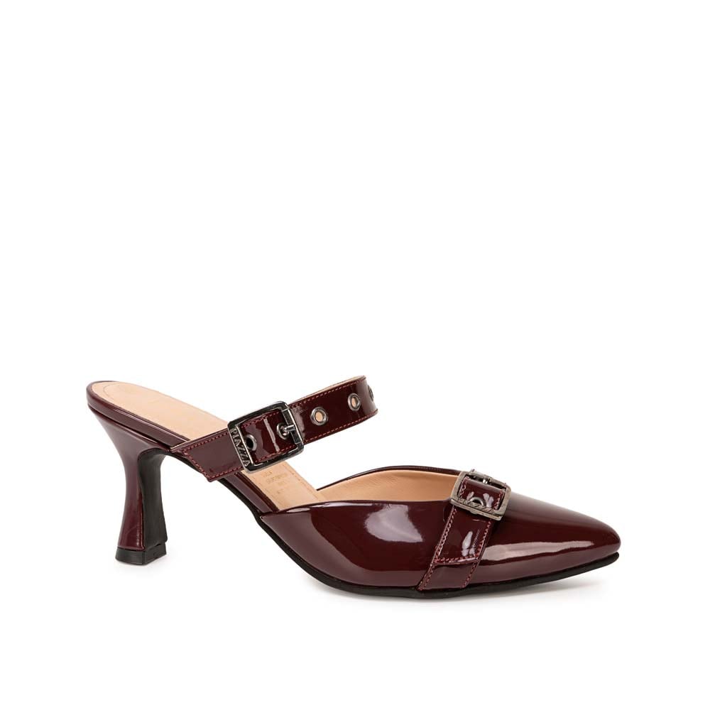 ZAPATO STILETTO CASUAL KATHE-2622 VINO PIAZZA - 1