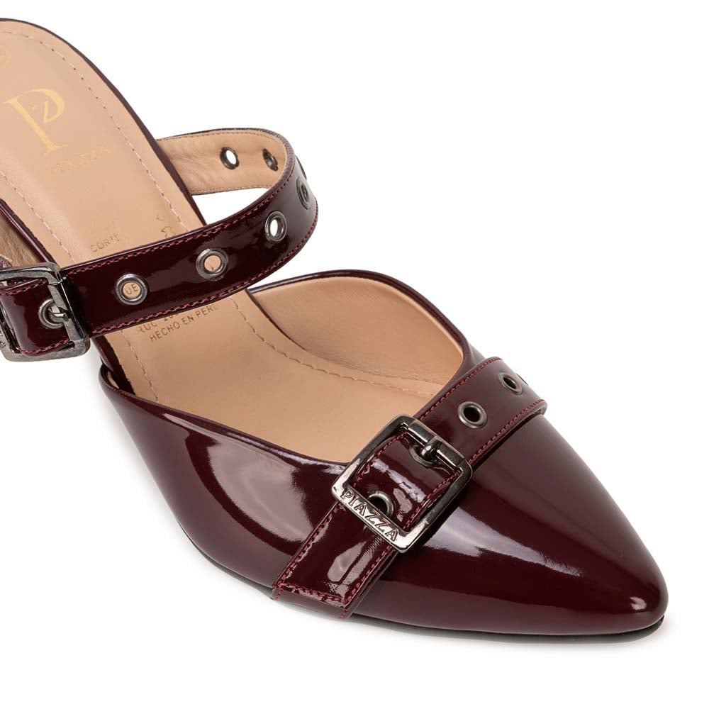 ZAPATO STILETTO CASUAL KATHE-2622 VINO PIAZZA - 3