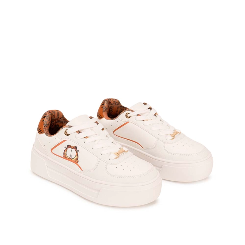 ZAPATILLA CASUAL 2GY-036 BLANCO GARFIELD - 4