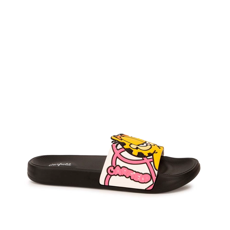SANDALIA SLIDE CASUAL 2GY-035 NEGRO GARFIELD - 1