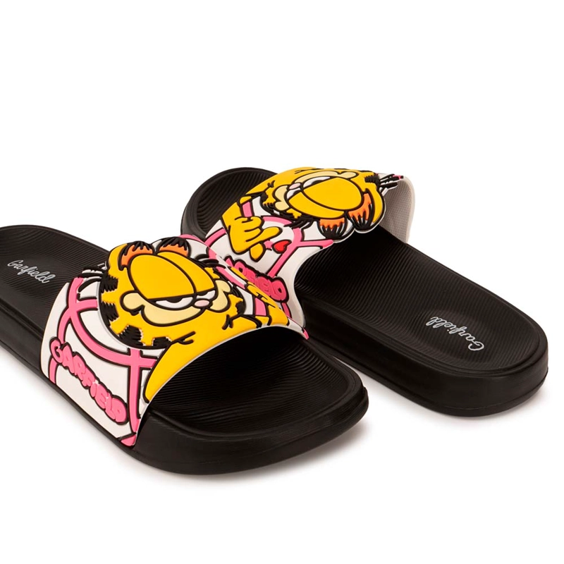 SANDALIA SLIDE CASUAL 2GY-035 NEGRO GARFIELD - 2