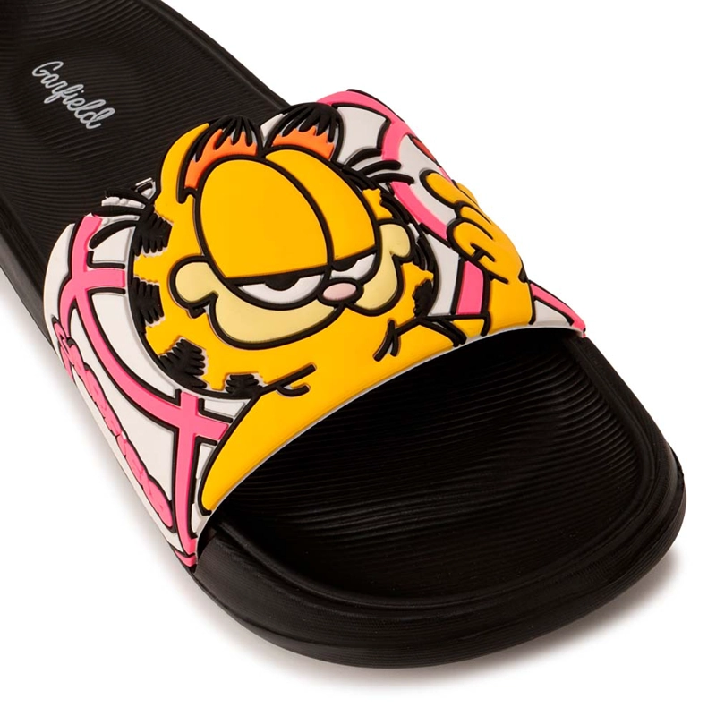 SANDALIA SLIDE CASUAL 2GY-035 NEGRO GARFIELD - 3