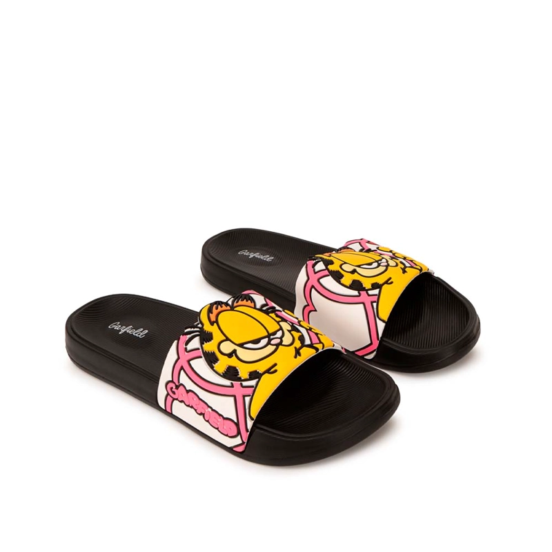 SANDALIA SLIDE CASUAL 2GY-035 NEGRO GARFIELD - 4