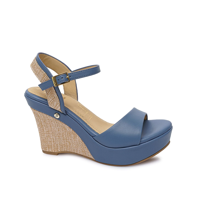 SANDALIA D'ORSAY CASUAL WAL-2620 ACERO PIAZZA - 1