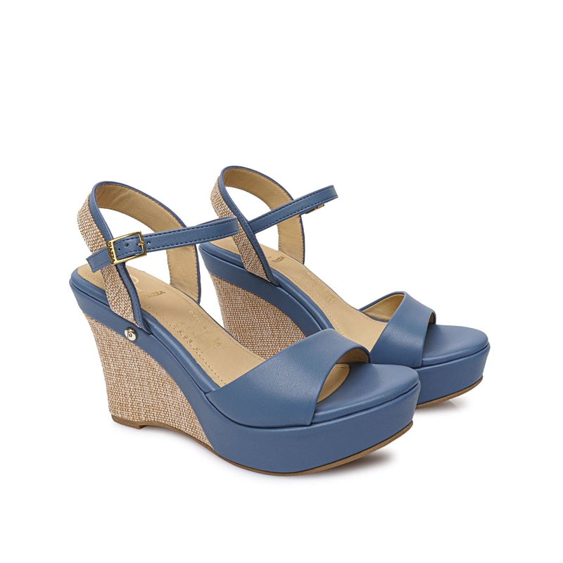 SANDALIA D'ORSAY CASUAL WAL-2620 ACERO PIAZZA - 4