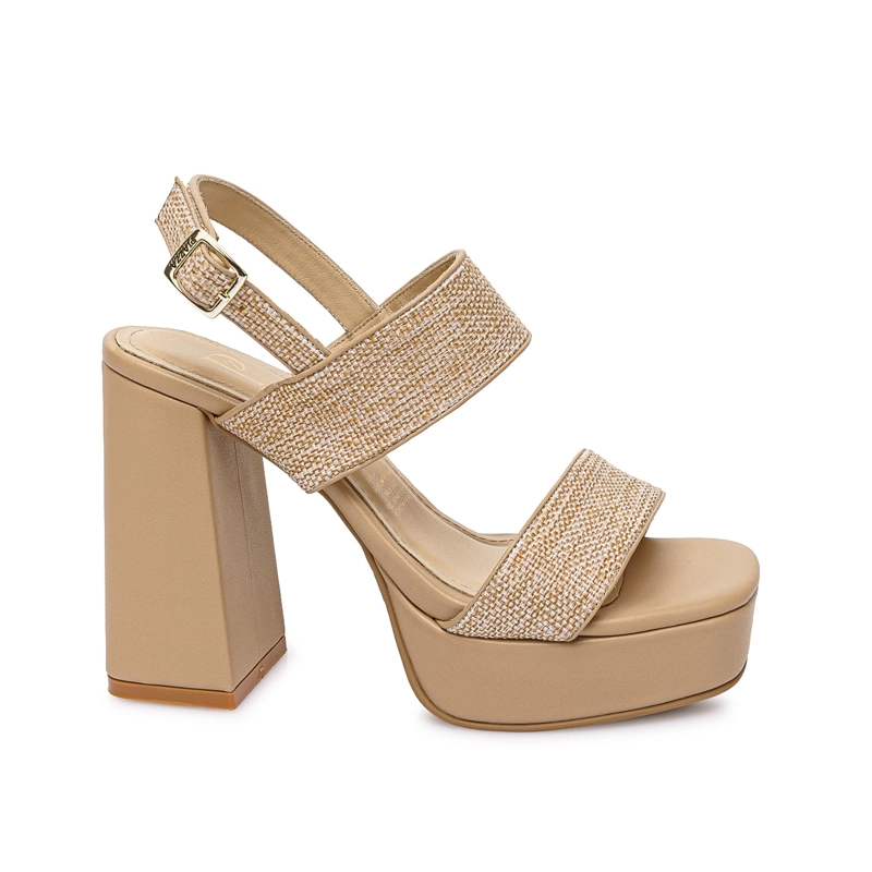 SANDALIA D'ORSAY CASUAL KATHE-2609 BEIGE PIAZZA - 1