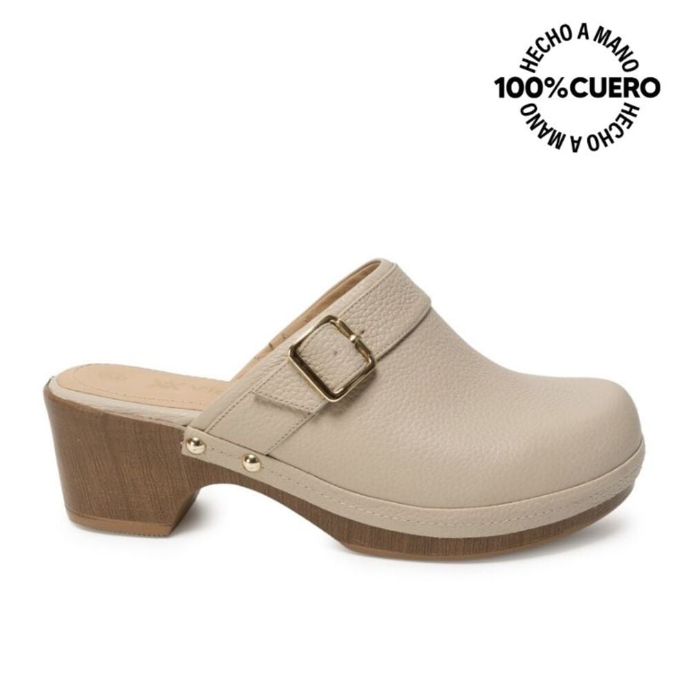 ZAPATO SUECO CASUAL SOFI-2631 VAINILLA VIALE CUERO - 1