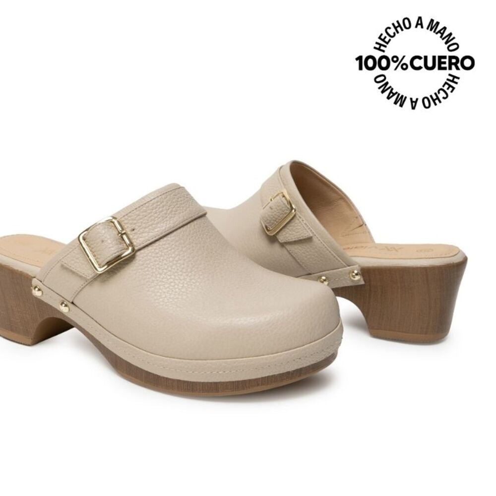 ZAPATO SUECO CASUAL SOFI-2631 VAINILLA VIALE CUERO - 2