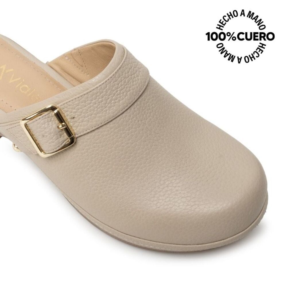ZAPATO SUECO CASUAL SOFI-2631 VAINILLA VIALE CUERO - 3