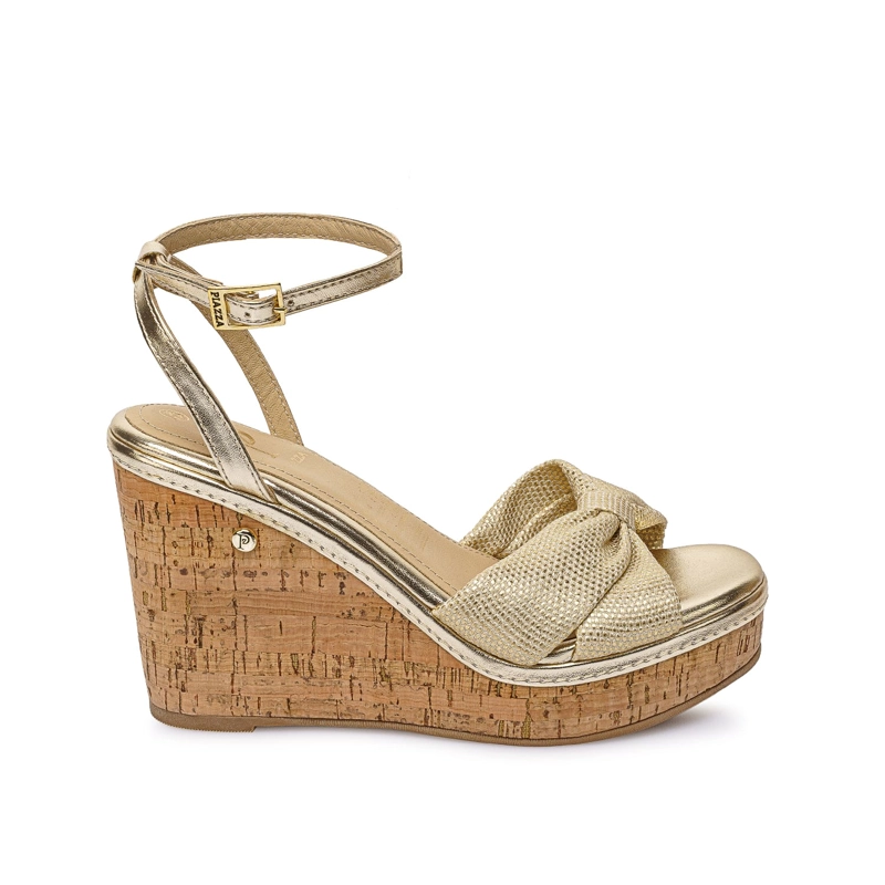 SANDALIA D'ORSAY CASUAL WAL-2625 DORADO PIAZZA - 1