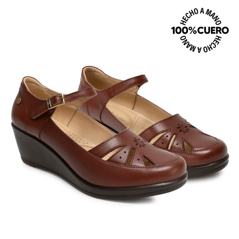 ZAPATO CANASTA CASUAL DK-2602 APACHE VIALE CUERO - 4