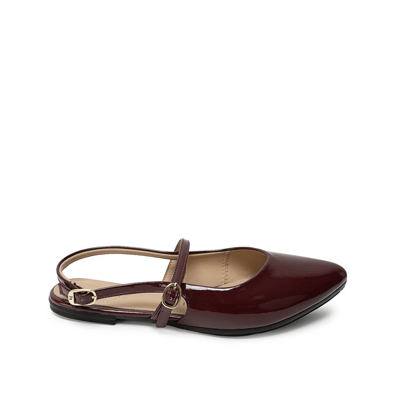 ZAPATO BALLERINA CASUAL ALAY-2519 VINO PIAZZA - 1