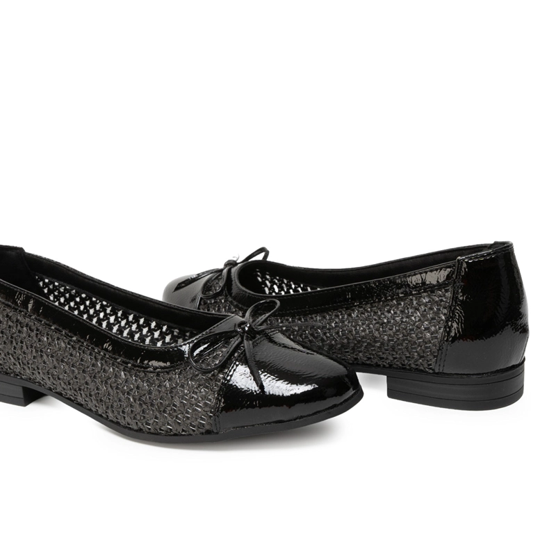 ZAPATO BALLERINA CASUAL LAU-2610 NEGRO ADV - 2
