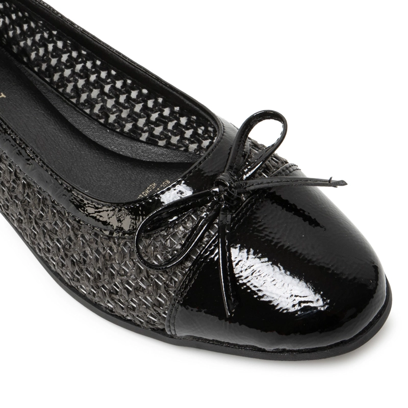 ZAPATO BALLERINA CASUAL LAU-2610 NEGRO ADV - 3