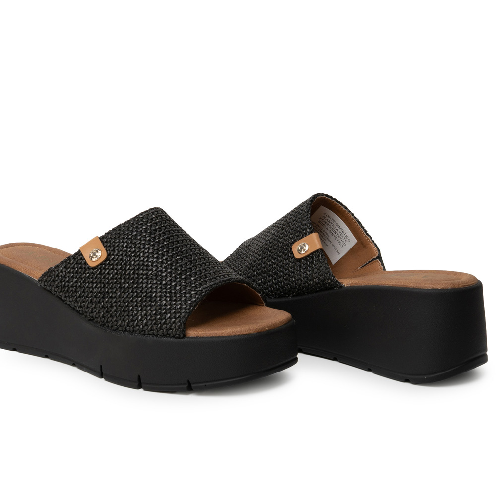 SANDALIA SUECO CASUAL LAU-2608 NEGRO ADV - 2
