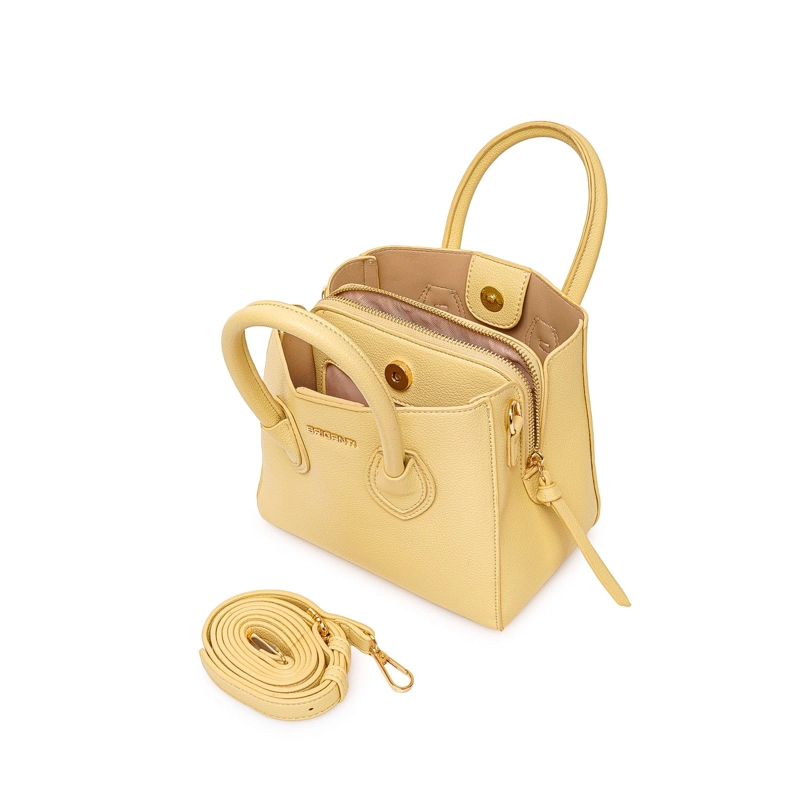 CARTERA BRIGANTI SATCHEL BRI-CM2602 MANTEQUILLA - 4